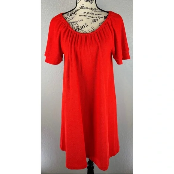 Madewell Texture & Thread Tiered-Sleeve Dress, size Small - Picture 4 of 13